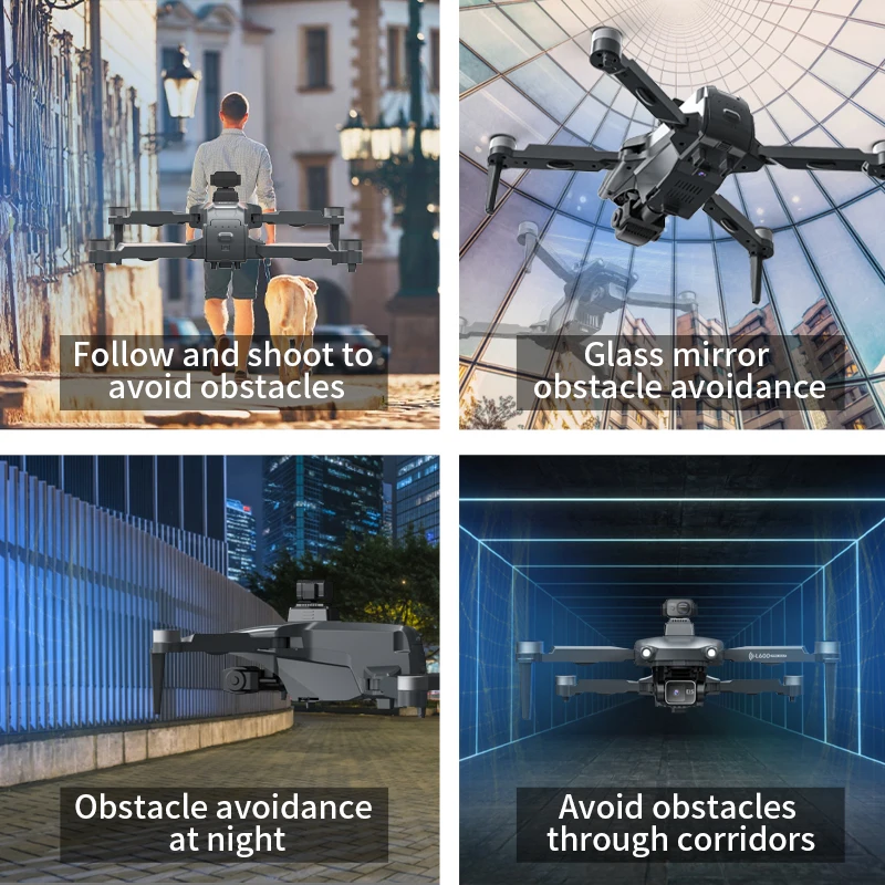 2024 novo l600 pro max gps drone 5km 4k profissional hd câm. - Image 5